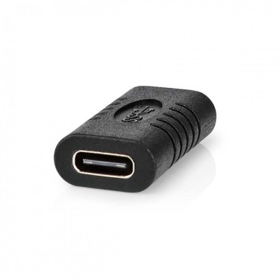 Adaptor USB 3.2 type C 4K60Hz/10Gbps M-M, Nedis CCGP64900BK foto
