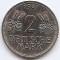 Germania 2 Deutsche Mark 1951 F - Cupru-nichel, 25.75 mm, KM-111 (3)