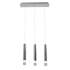 Pendul GoodHome Rossak, alb, reglabil, 15W, efect cromat, 4000K
