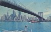 *Statele Unite, poduri (2), New York, c.p.i., circulata, 1969, Printata
