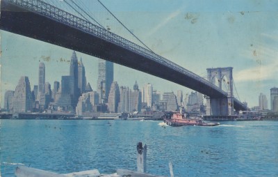 *Statele Unite, poduri (2), New York, c.p.i., circulata, 1969 foto