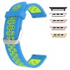 Curea silicon, compatibila Apple Watch 9|8|7|6|5|4|3|2|1 Series, 41mm|40mm|38mm, Electric Green, Very Dream