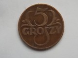 5 GROSZY 1938 POLONIA