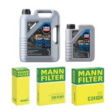 Pachet Revizie Carbon Ulei Liqui Moly TopTec 4600 + Filtre Mann pentru BMW seria 1 (F20 F21) 116d