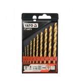 Set 10 burghie metal HSS-TIN, 1-10 mm