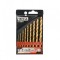 Set 10 burghie metal HSS-TIN, 1-10 mm