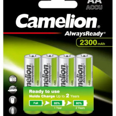 Baterie Reincarcabila Camelion AA LR6 Acumulatori Preincarcati Ni-MH 1.2V 2300mAh Blister 4