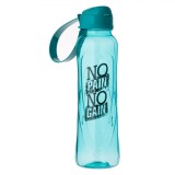 Sticlă Apă Sport, Model Reliefat, Turcoaz, Capacitate 630ml, Oem