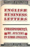 Carte "English business letters" autor Mihai Miroiu, editura Andreescu, 1992, 190 pagini