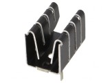 Radiator negru extrudat TO220 16x12.7x12.7mm