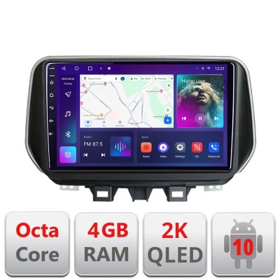 Navigatie Hyundai Tucson 2019- C-1135 Android Octa Core Ecran 2K QLED GPS 4G 4+32GB 360 KIT-1135+EDT-E409-2K CarStore Technology foto