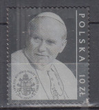 POLONIA 2002 A 25-a ANIVERSARE A PONTIFICATULUI IOAN PAUL AL II-lea ARGINTIU MNH, Nestampilat