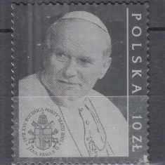 POLONIA 2002 A 25-a ANIVERSARE A PONTIFICATULUI IOAN PAUL AL II-lea ARGINTIU MNH