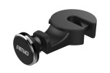 Suport telefon auto magnetic pentru tetiera Thold-01 AMiO, montare pe tija tetierei, cap bila reglabil, pentru pasagerii din spate, compatibil cu