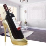 Suport vin pantof toc inalt, accesoriu elegant pentru prezentarea sticlei de vin, decor modern pentru bar, Oem