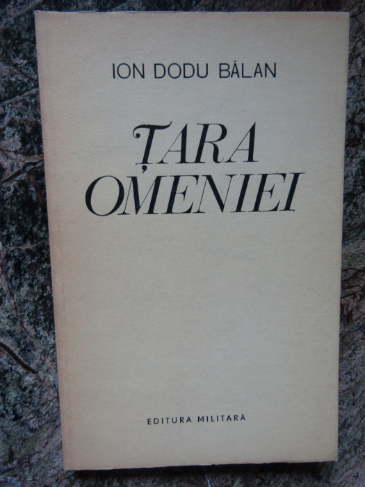 Tara Omeniei (studii si eseuri) Ion Dodu Balan