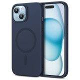 Husa iPhone 15 Plus ESR Cloud Soft HaloLock, albastru