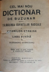 Cel mai nou dictionar de buzunar pentru talmacirea cuvintelor radicale si zicerilor straine din limba romana foto