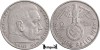 1937 D, 2 Reichsmark - Paul von Hindenburg - Al Treilea Reich (Germania nazistă), Europa, Argint