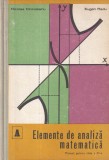 Elemente de analiza matematica. Manual pentru clasa a XI-a (1979) - Nicolae