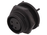 Conector circular soclu mamă PIN 3 IP68 250V