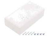 Carcasă Universală ABS Albă 67x125x40 mm