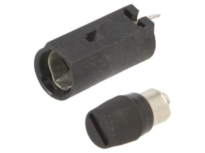 Clemă Siguranțe Cilindrice 5x20mm 6,3A Poliamidă 6.6 foto