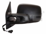 Oglinda exterioara stanga TYC VW Transporter T4 Caravelle Multivan 192003, reglaj electric, sticla plana incalzita, carcasa neagra, omologare ECE,