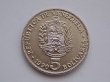 5 bolivares 1990 VENEZUELA