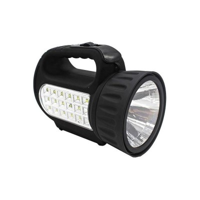 Lanterna cu LED SMD elSales ELS-SS5805 , panou lateral 18 LED-uri , acumulator inclus , negru foto