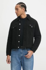 Tommy Jeans geacă bărbați, culoarea negru, de tranziție, DM0DM21093