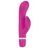 Vibrator Iepuras Cerise Rabbit Classic Marine B Swish, 5 functii, 2 motoare, silicon, submersibil, stimulare punct G si clitoris