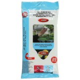 Laveta auto, All Ride, pentru curatare parbriz, 11.5 x 24.5 cm, alb, set 20 bucati