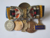Raritate! Baretă cu 5 mini medalii militare din Regatul Prusiei, Europa