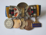 Cumpara ieftin Raritate! Baretă cu 5 mini medalii militare din Regatul Prusiei, Europa
