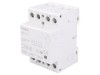 Contactor 4-polar pentru instalații 40A 24VAC, 24VDC NO x4
