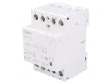Contactor 4-polar pentru instalații 40A 24VAC, 24VDC NO x4