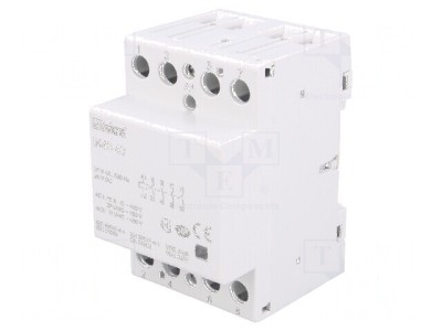 Contactor 4-polar pentru instalații 40A 24VAC, 24VDC NO x4 foto