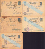HST Lot 5 cărți poștale Regimentul 94 Infanterie OPM 40 + cenzură militară 1942, Circulata, Printata