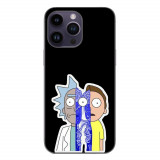 Husa compatibila cu Apple iPhone 14 Pro Max Silicon Gel Tpu Model Rick And Morty Connected