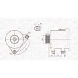 Alternator Audi A3 (8p), A4 B8; Seat Altea (5p), Leon (1p), Toledo 4; Skoda Fabia 2, Octavia 2 3, Superb 2, Yeti ; VW Caddy 4, Golf 5, Passat B7, Tig, Magneti Marelli