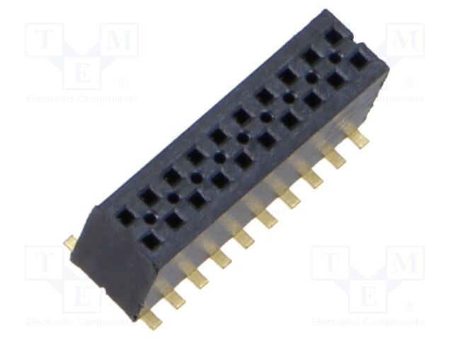 Conector SAMTEC şiruri pini tată PIN 20 1,27mm aurit SMT soclu