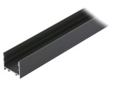 Profil aluminiu negru pentru module LED 2m VARIO30-02