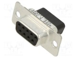 Conector D-Sub 9 pini mamă pe cablu crimpat CONEC