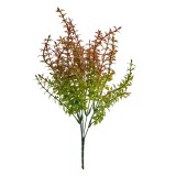 Cumpara ieftin Buchet plante artificiale verzi maro 10x10x40 cm