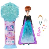 Papusa cu accesorii surpriza, Disney Frozen, Jewel Reveal, Anna, JJY37