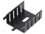 Radiator Extrudat Negru TO220 35,1x25,4x12,7mm