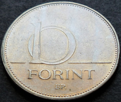 Moneda 10 FORINTI / FORINT - UNGARIA, anul 1995 * cod 3822 foto
