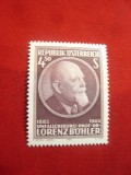 Serie Austria 1985 -Personalitati- 100 Ani l.Bohler -Chirurg , 1 valoare, Nestampilat