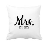 Perna personalizata, nunta, cu mesaj pentru mire/mireasa, ideal decor nunta/poze/save the date, 40x40 cm